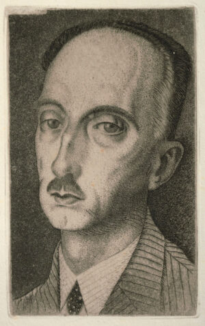 Eduard Wiiralt "Francois Mauriaci portree" 1928