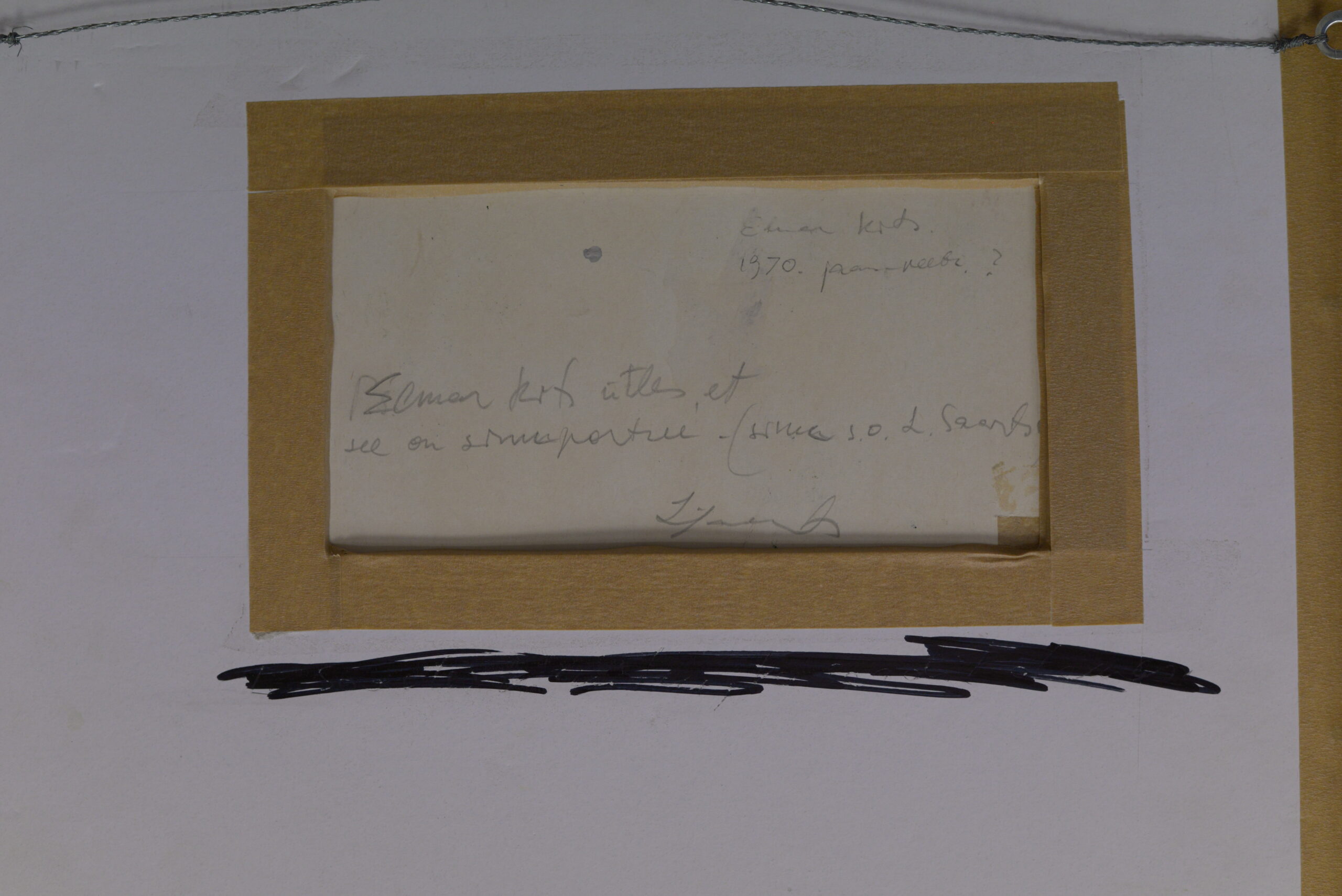 Elmar Kits "Lembit Saartsi portree" 1970 - Image 2