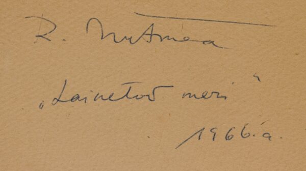 Richard Uutmaa Lainetav meri" 1966 - Image 2