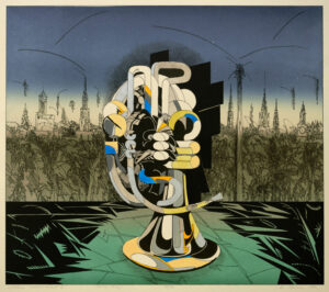 Marje Üksine "Õhtune natüürmort IV" 1990 (ERIPAKKUMINE)