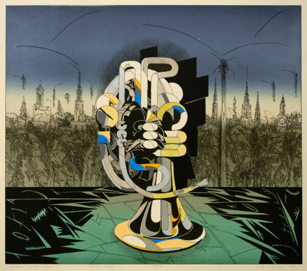 Marje Üksine "Õhtune natüürmort IV" 1990 (ERIPAKKUMINE)