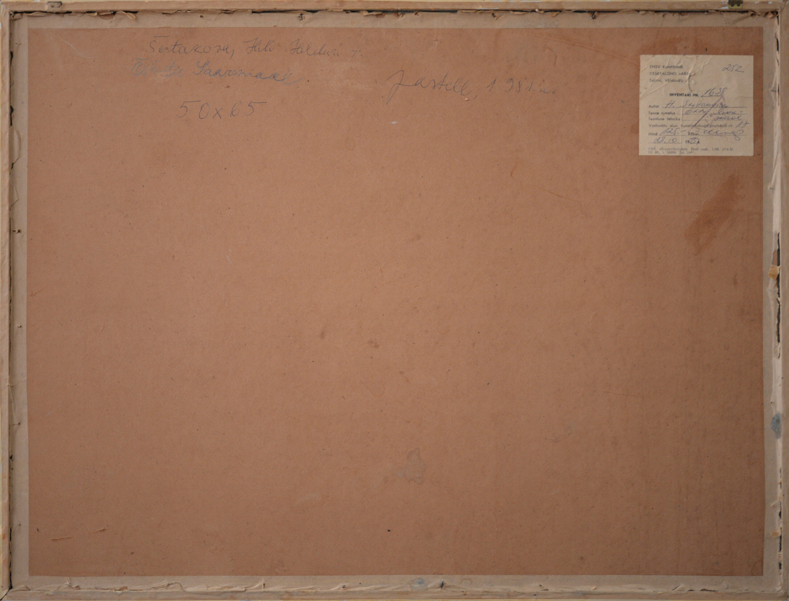 Heli Šestakova "Õhtu Saaremaal" 1981 - Image 2