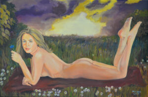 Margus Lokk "Akt tormise taevaga" 2025