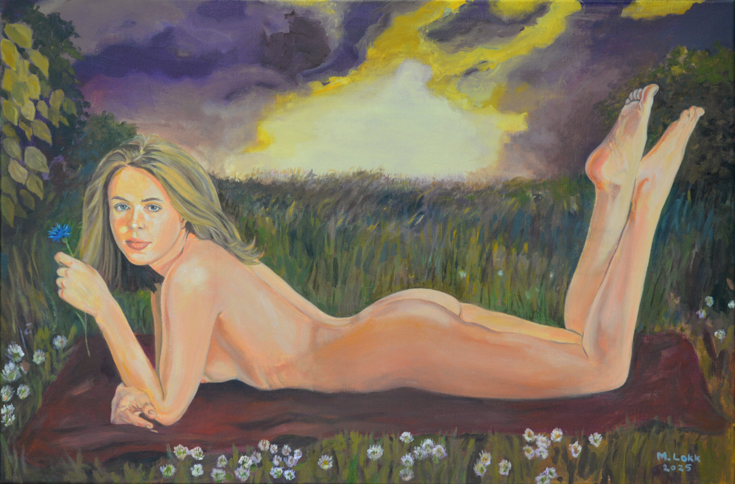 Margus Lokk "Akt tormise taevaga" 2025